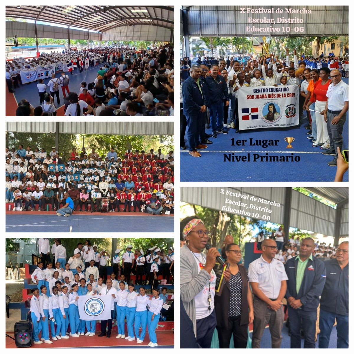 El equipo técnico del área de Educación Física del Distrito 10-06, realizó su X Festival de Marcha Escolar, el mismo contó con la participación de cientos de estudiantes de ambos niveles, quienes estuvieron acompañados de sus maestros <a href="/luisabinader/">Luis Abinader</a> <a href="/ARenLosDeportes/">Alberto Rodríguez Mella</a> <a href="/regional10rd/">Regional de Educación 10</a>