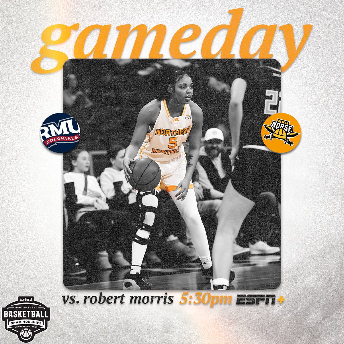 Survive and advance

🆚 Robert Morris
🕰️ 5:30 PM
📍 UPMC Events Center - Moon Township, Pa. 
📺 ESPN+
📊 tinyurl.com/2daw5hea