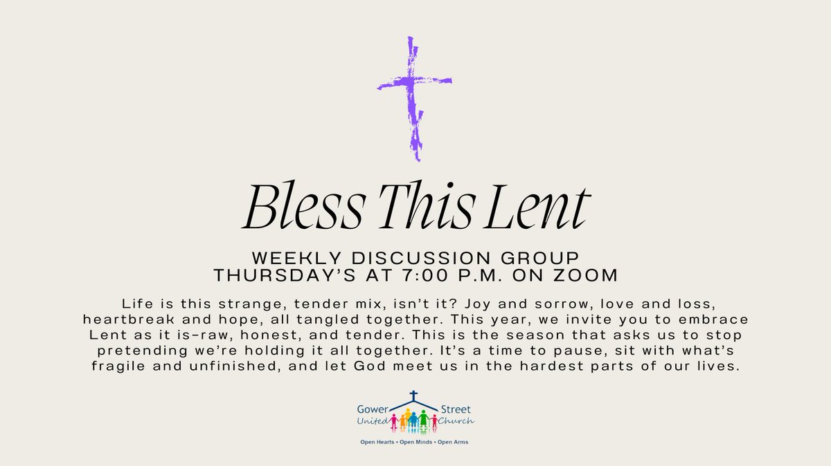 Join Rev. Rebecca tonight for our first weekly discussion group during Lent.  Using The Hardest Part from The Everything Happens Project.
We will gather on Zoom at 7:00 p.m. this evening.
Contact Rev. Rebecca  for the Zoom link.

#WhatsUpAtGower #UCCan #ucceast