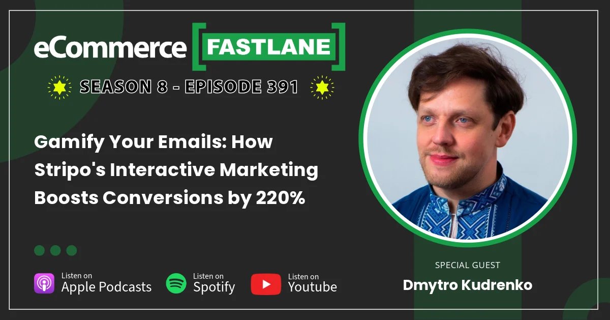 Recently had a great chat on <a href="/ecomfastlane/">eCommerceFastlane</a> about how Stripo’s interactive emails boost conversions by 220%.

🎧 Listen now: ecommercefastlane.com/podcast/episod…