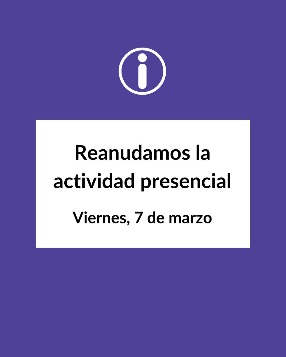 UPV_CFP's tweet photo. 🟢 Viernes 7 de marzo. Reanudamos de la actividad presencial.
Se retoma la actividad presencial con plena normalidad, tanto académica como laboral, a partir de mañana.
📌 Más detalles en los canales oficiales de la UPV
🔗 https://t.co/gzlhqve4WD https://t.co/TtmiA6eXGW