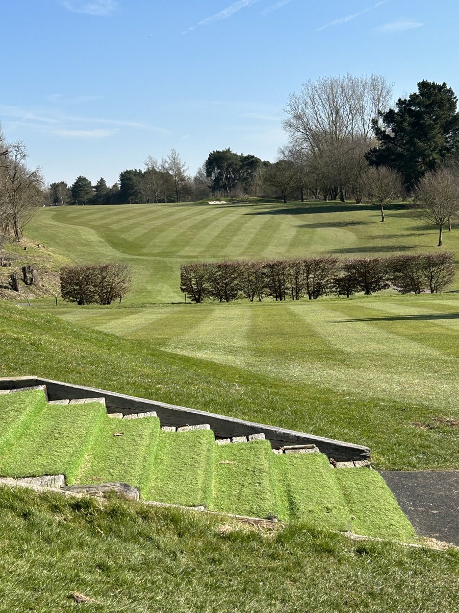 What a beautiful day, some nice definition appearing now on the course ⁦<a href="/BSGCAcademy/">BSGC Academy</a>⁩