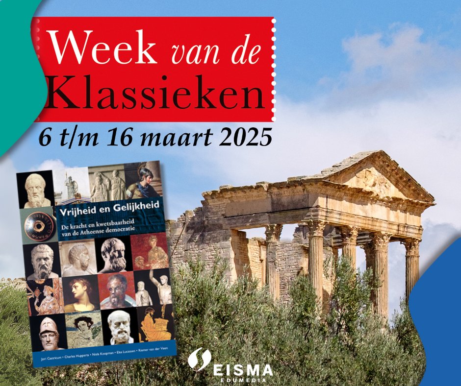 Tijdens de Week van de Klassieken over ‘Recht en rechtvaardigheid’ organiseert Eisma Edumedia in samenwerking met het Rijksmuseum van Oudheden een bijeenkomst over het functioneren van de democratie in het klassieke Athene en nu. Aanmelden kan nog:

edumedia.eisma.nl/docentenmiddag…
