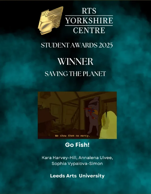 LAUAnimation's tweet image. We had an amazing night at #rts_yorkshire student awards last night. We only went and won FIVE AWARDS for Best Animation, Best Factual, Saving The Planet and two awards for Best Craft.
We are very proud of all our talented students who won, or were nominated for the awards.