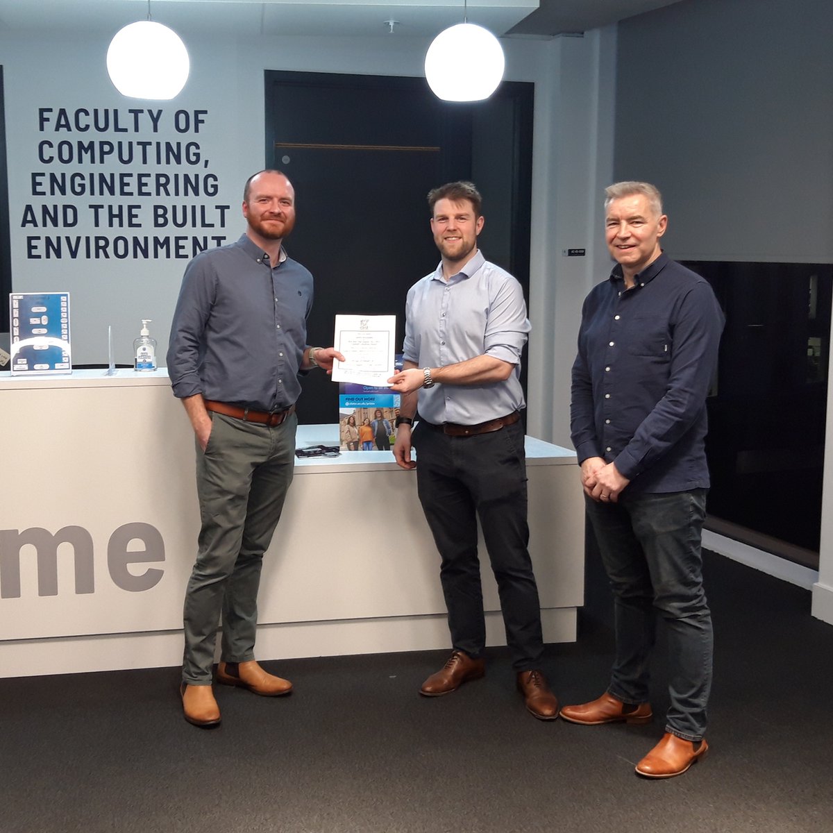 TATE CONSULTING (@tate_consulting) on Twitter photo A big well done to Tate Consulting’s Gareth McCrudden, who is a Mechanical Building Services Engineer in our Belfast office, and has been named as <a href="/UlsterUni/">Ulster University</a>'s ‘Best Part-Time BEng (Hons) Architectural Engineering Student’ for 2023/24!! A big well done to Tate Consulting’s Gareth McCrudden, who is a Mechanical Building Services Engineer in our Belfast office, and has been named as <a href="/UlsterUni/">Ulster University</a>'s ‘Best Part-Time BEng (Hons) Architectural Engineering Student’ for 2023/24!!