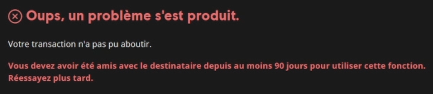 Bonne nouvelle <a href="/GeantBaguette/">GeantBaguette 🇫🇷</a> t'as gagné, go glisser en dm

Mauvaise nouvelle, il faut que tu sois dans ma liste d'amis pendant 3 mois avant que je puisse te filer le BP

Merci Ubi.