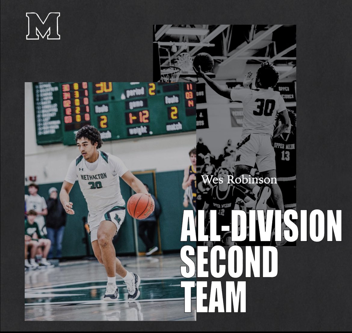 Thank you <a href="/MHS_BoysBBall/">Methacton Basketball</a> for an amazing season and second team honors!
