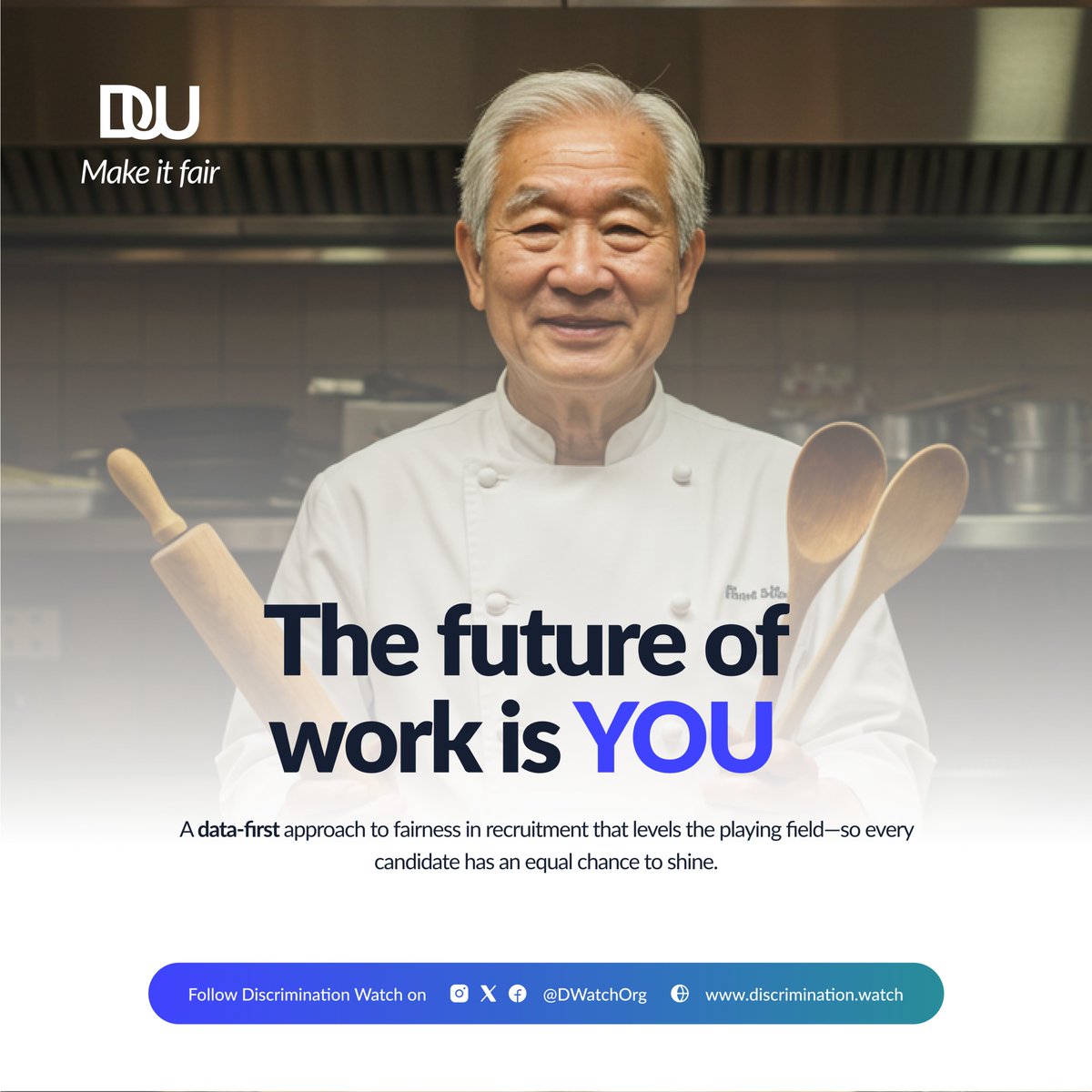 Discrimination Watch (@dwatchorg) on Twitter photo 🚀 The Future is YOU! 🌍
The jobs, the opportunities, —you deserve a fair shot at all of it. But bias is still shutting too many talented people out.
At <a href="/DWatchOrg/">Discrimination Watch</a> , we’re making sure the future isn’t just for a select few. It’s for YOU—your skills, your talent, your potential. 🚀 The Future is YOU! 🌍
The jobs, the opportunities, —you deserve a fair shot at all of it. But bias is still shutting too many talented people out.
At <a href="/DWatchOrg/">Discrimination Watch</a> , we’re making sure the future isn’t just for a select few. It’s for YOU—your skills, your talent, your potential.