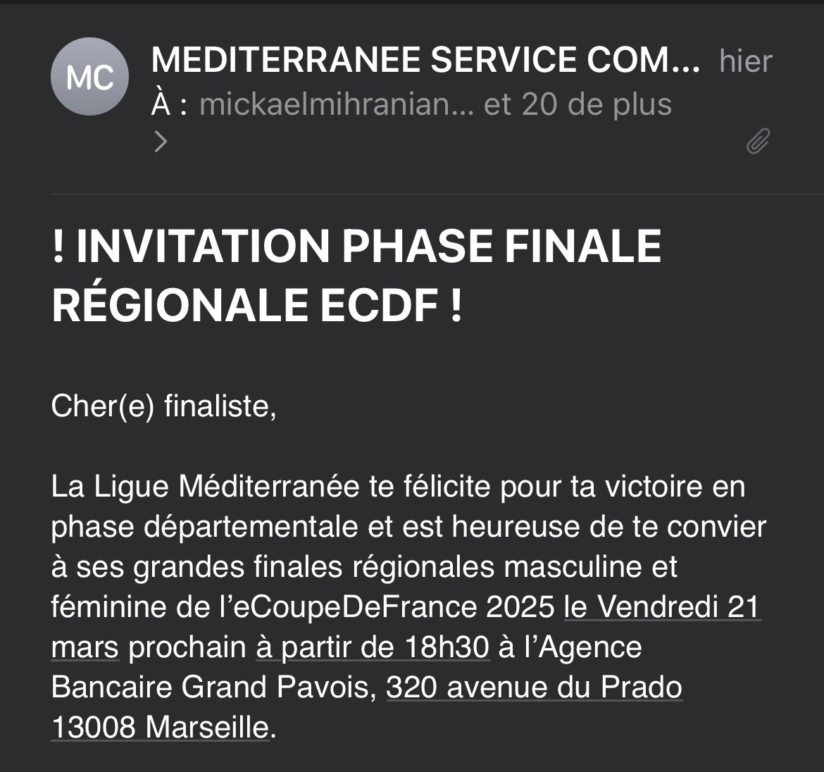 Champion Régional ⏳