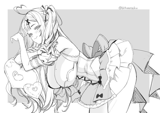 引き続きSkeb作業中～。ラフです。 