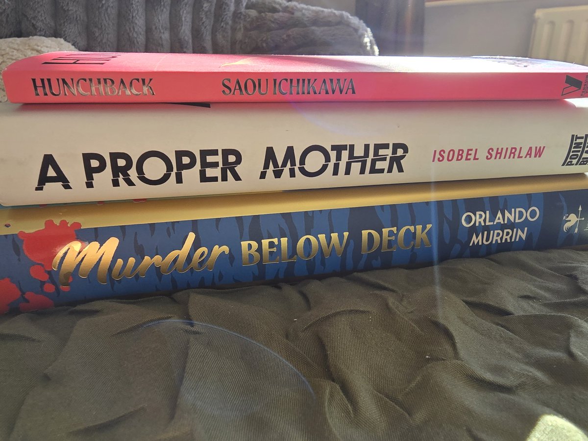 Brew_Fiction's tweet photo. Happy publication day to these fantastic books. #hunchback #apropermother #murderbelowdeck 

Watch out for my @Squadpod3 review of Isobel Shirlaw's novel later this month. https://t.co/oqdZ8zlhdN