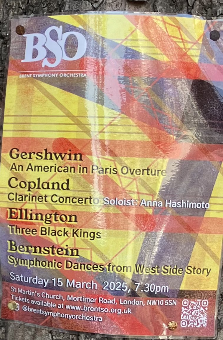 Anna Hashimoto (@annaclarimoto) on Twitter photo Spotted this on my high street when going for a post lunch stroll - Copland Concerto next week with the fantastic <a href="/LevParikian/">Lev Parikian</a> ๐ Spotted this on my high street when going for a post lunch stroll - Copland Concerto next week with the fantastic <a href="/LevParikian/">Lev Parikian</a> ๐