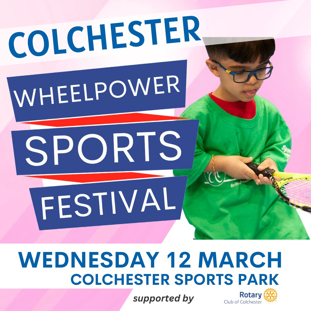 Our Colchester Sports Festival is next Week!

Register today to avoid disappointment: wheelpower.org.uk/activities/col…