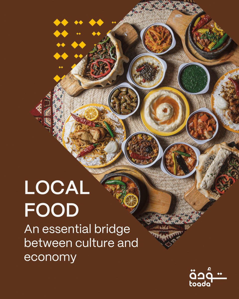 ToadaConsulting's tweet image. Saudi local food is a cultural and economic driver. Supporting it preserves heritage, empowers artisans, and promotes identity. #Toada #CreativeEconomy #LocalFood