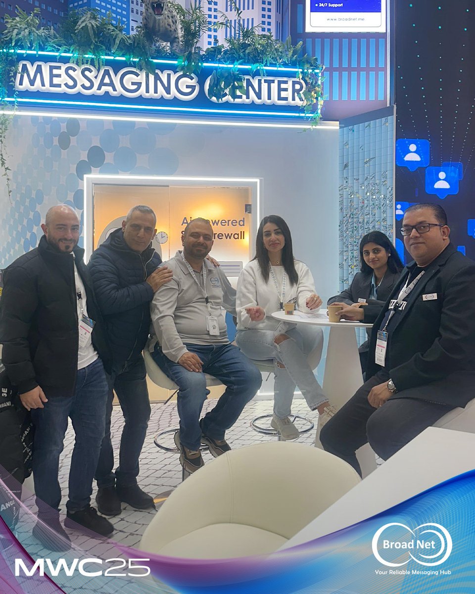 broad_net's tweet image. MWC Barcelona 2025 – A Game-Changer! 🚀
Incredible connections, groundbreaking innovations, and industry-shaping discussions!
Let&apos;s The future of telecom starts here! 💡✨

#MWC2025 #Innovation #MessagingSolutions #Telecom