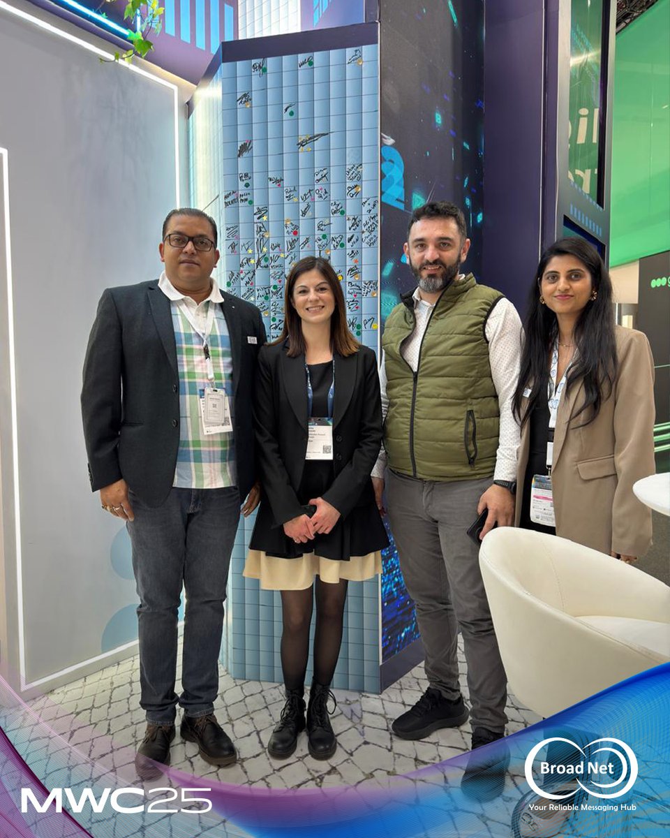 broad_net's tweet image. MWC Barcelona 2025 – A Game-Changer! 🚀
Incredible connections, groundbreaking innovations, and industry-shaping discussions!
Let&apos;s The future of telecom starts here! 💡✨

#MWC2025 #Innovation #MessagingSolutions #Telecom