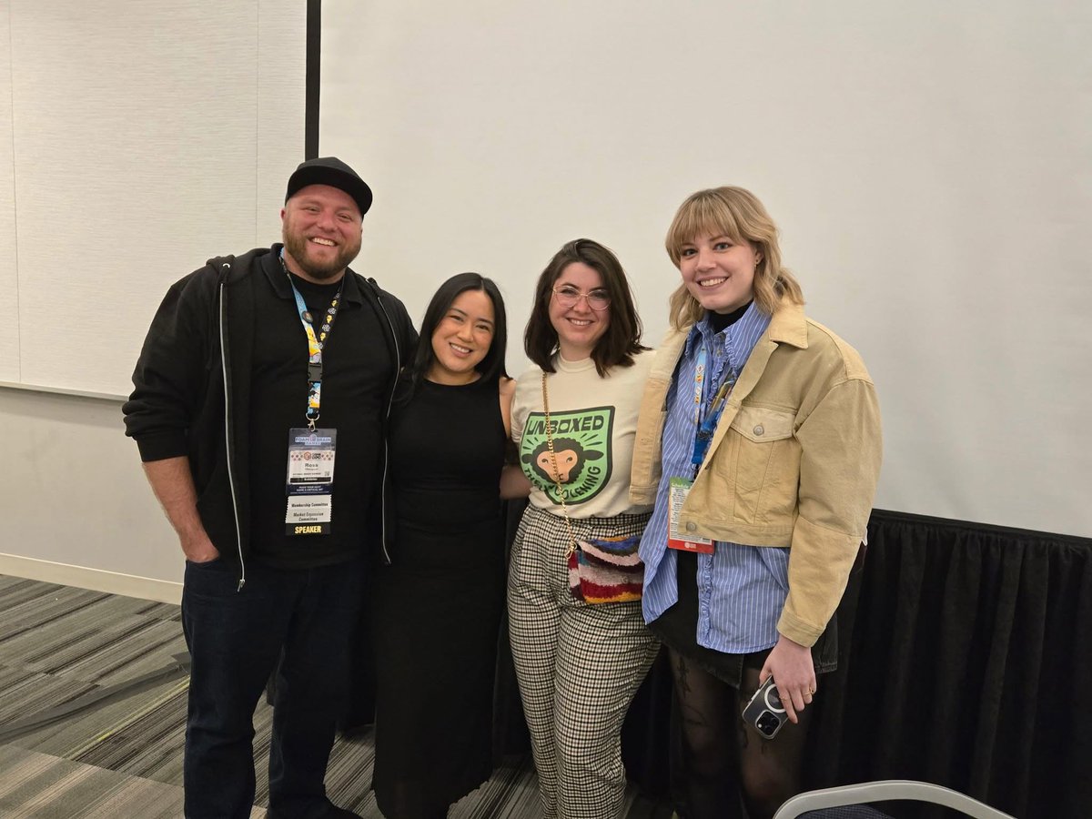 Unboxed Podcast (@unboxedpod.bsky.social) (@unboxedpod_) on Twitter photo What can we say except THANK YOU?
We returned from #GAMAExpo with our cups overflowing with gratitude for everyone who:
🐑 joined our seminars
☕chatted during <a href="/WomenInToys/">Women In Toys</a> networking
💬 shared new ideas they were inspired to try
We are so excited to keep creating for you 💖 What can we say except THANK YOU?
We returned from #GAMAExpo with our cups overflowing with gratitude for everyone who:
🐑 joined our seminars
☕chatted during <a href="/WomenInToys/">Women In Toys</a> networking
💬 shared new ideas they were inspired to try
We are so excited to keep creating for you 💖