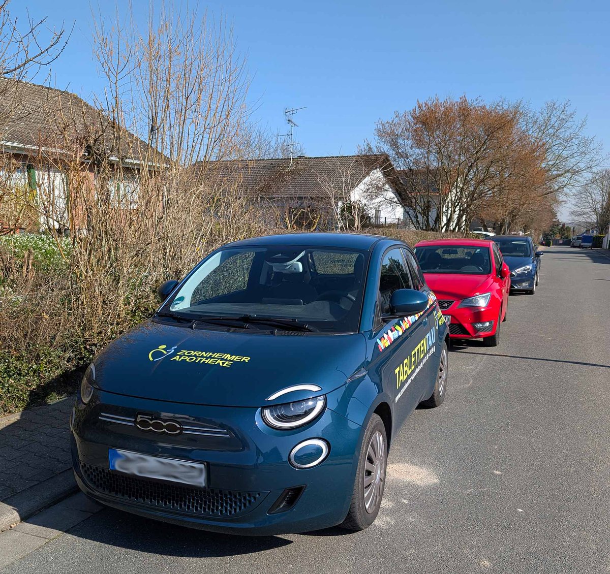 Sonne und Saharastaub. Eine etwas trübe #MittagsTour mit dem #TablettenTaxi. 😉  #Rheinhessen