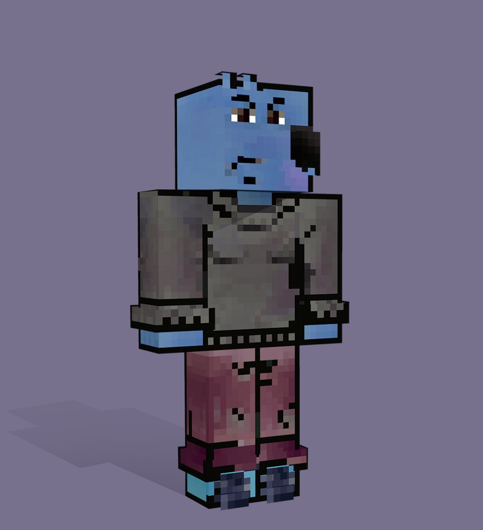 our old skin. her whole deal is she's an unchill gal that highly give a fuck about creepers blowing up her base

© Phillip Bankss
#minecraft #minecraftmemes