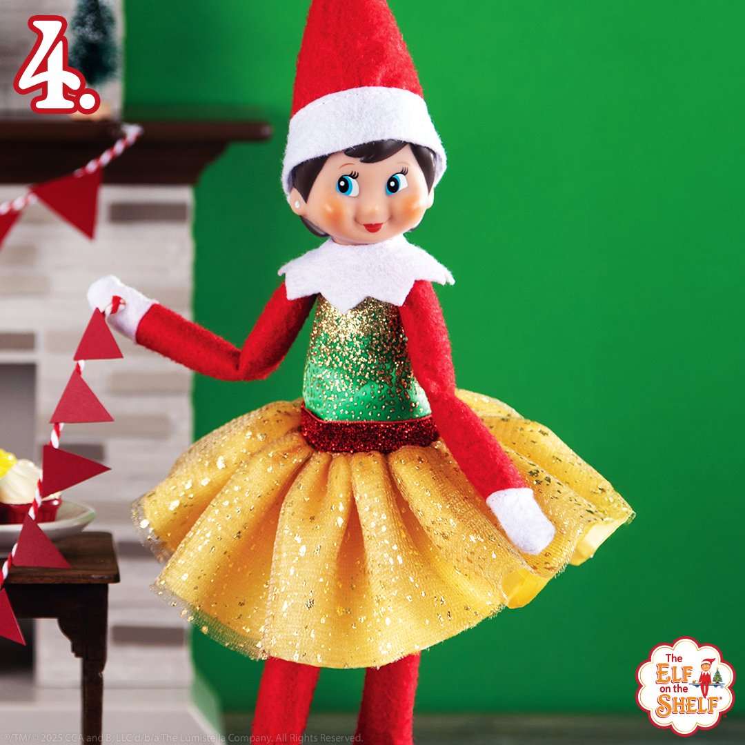 It’s time for a Claus Couture catwalk! These four stunning looks—from pink peppermint to gifts &amp; glamour, these Scout Elves are dressed to impress! ❄️💃 Which dress is your favorite? Drop your vote in the comments! ️#NationalDressDay #ElfontheShelf #ClausCoutureCollection