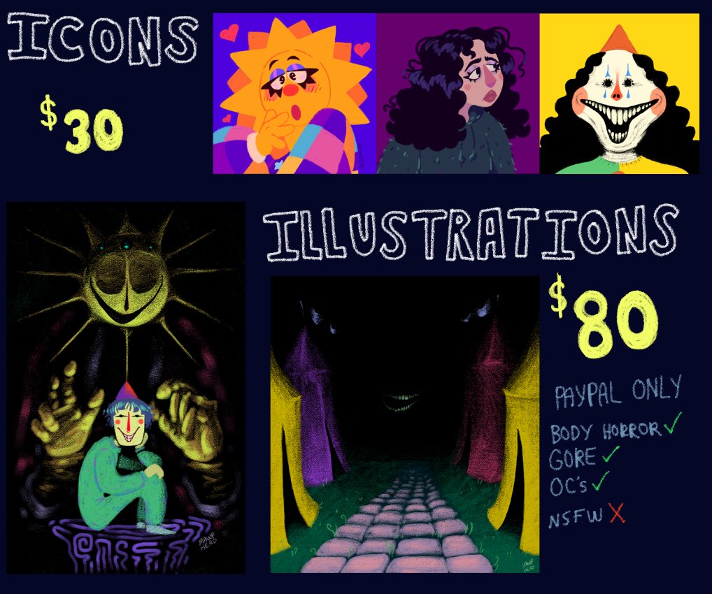 mawphead's tweet image. if yall critters ever wanted to commission a certain someone 👁️