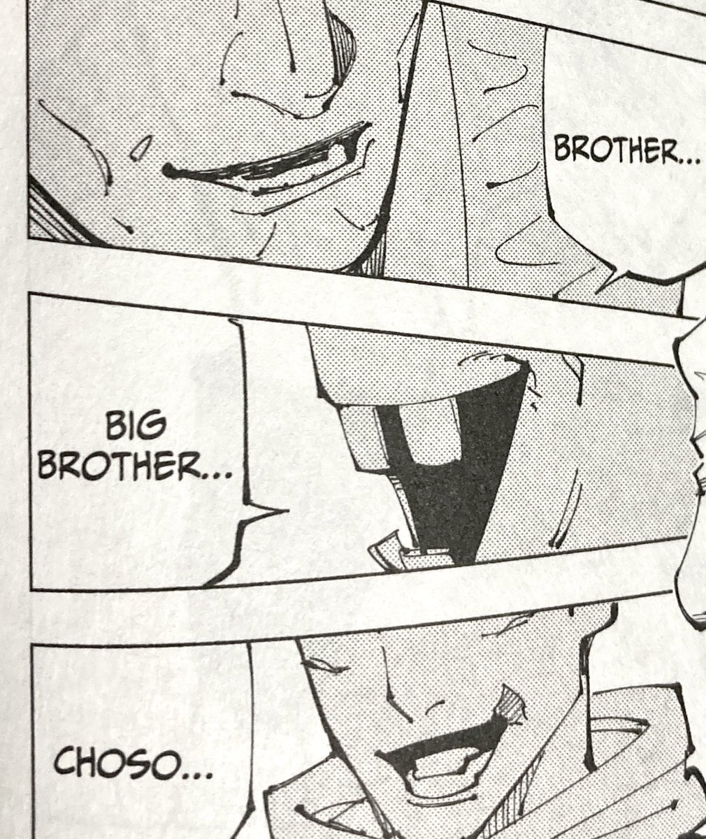 英語版の23巻の話、続き。 もう一つ気になってたのが、脹相のことを