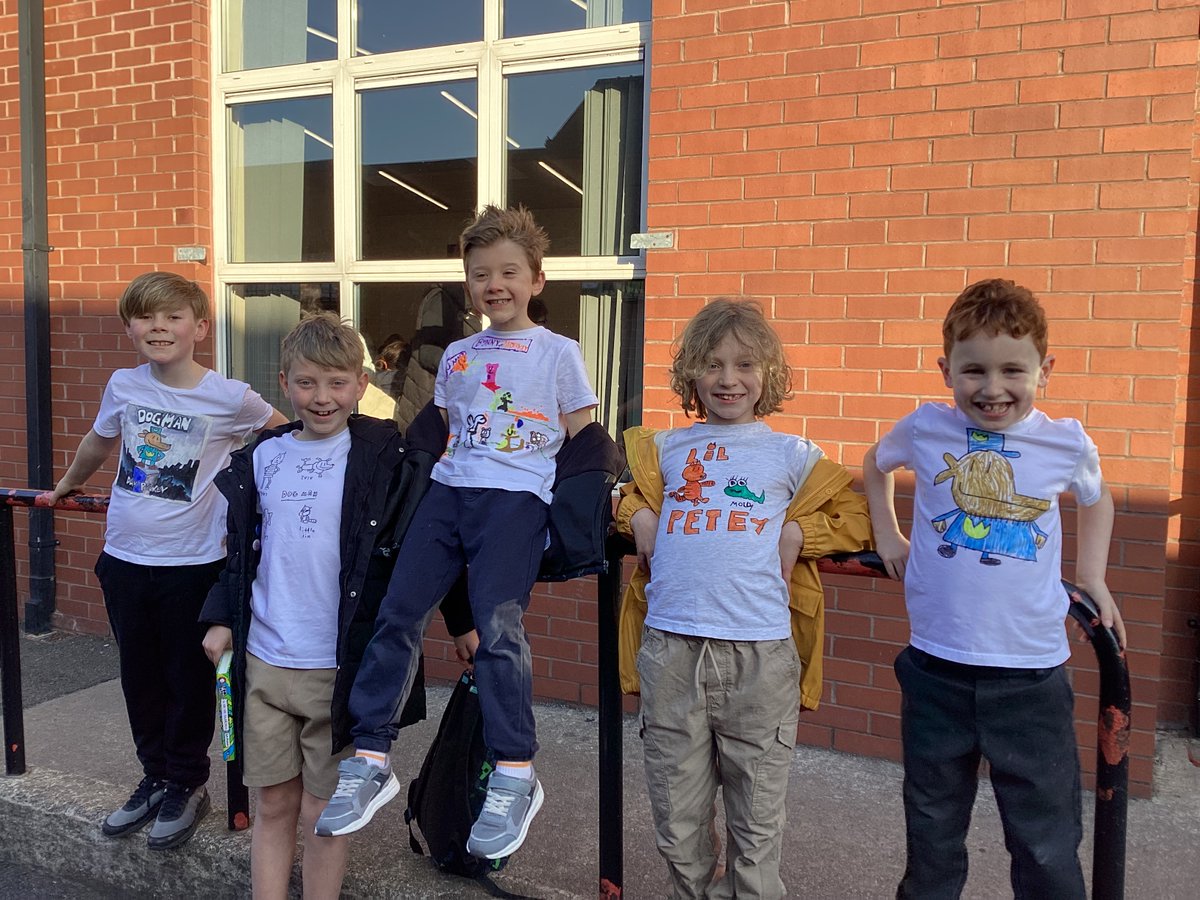 Look at all our t-shirts for World Book Day!