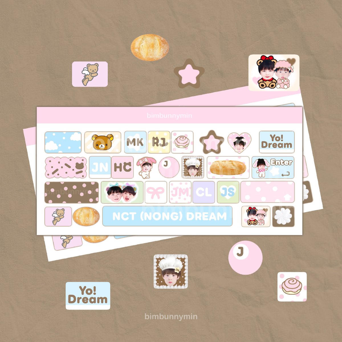 bimbunnymin's tweet image. 𐙚 stk keyboard 
 nct (nong) dream 
* ੈ✩‧₊(ゝ。∂) ☆｡ﾟﾉ
🎧🪽💻🛼🧸🍈🥖