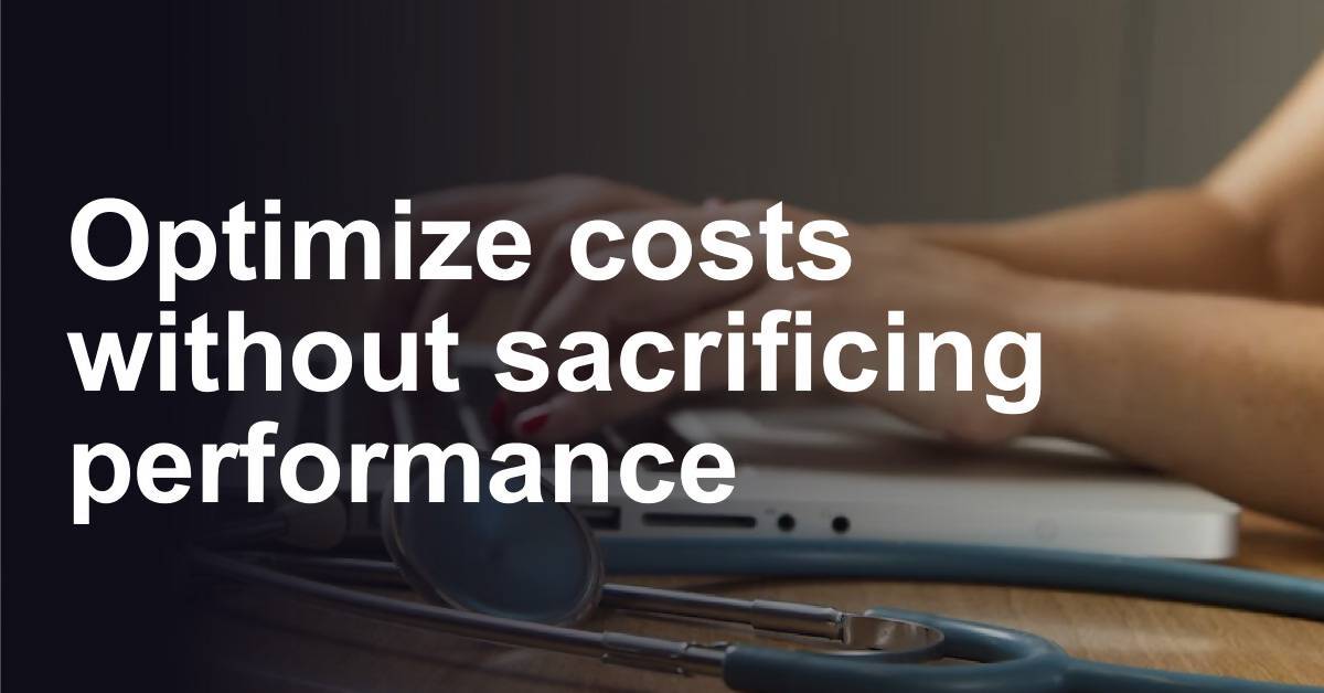 Scale your healthcare data workloads up or down, and only pay for what you use. On AWS, gain the benefits of going serverless, which reduces operational burden, further adding to your cost savings potential.