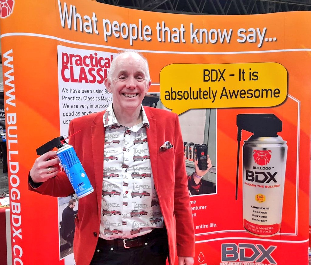 BulldogBDX's tweet image. Just two short weeks till we will be in #Hall4 #CT53 setting up for @PracticalClass1 @NECRestoShow 2025 so get there on Friday, Saturday or Sunday, come along and say hello, grab some #BulldogBDX #Alphalan and see who might be there to do a #standingonthestandstand 
#Fun