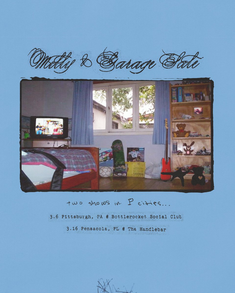 milly &amp; garage sale (aus)
playing pittsburgh tonight at bottlerocket and pensacola next week at the handlebar