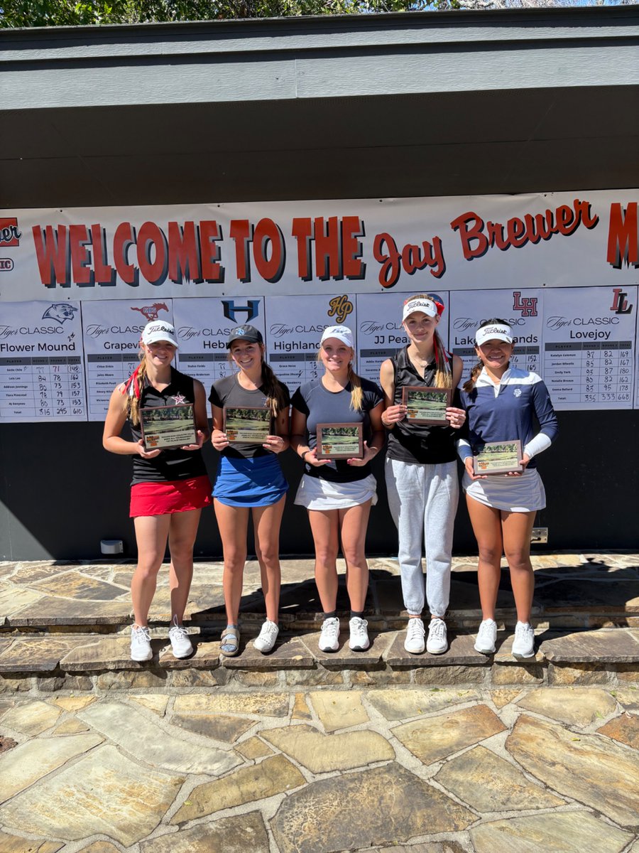 Junior Elle Pistana with a 2nd place finish against a stellar field at Texarkana Country Club. Great job Elle!!! <a href="/NISDAthletics/">NISD Athletics</a> <a href="/ByronNelsonHigh/">Byron Nelson HS</a>