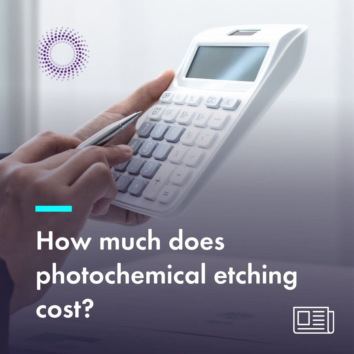 Cost matters in precision metal design—but what drives the price of chemical etching?

Our most-read article breaks it down, showing why etching can be the most cost-effective choice for intricate, high-precision parts.

📖 Read more: hubs.la/Q039GMMh0