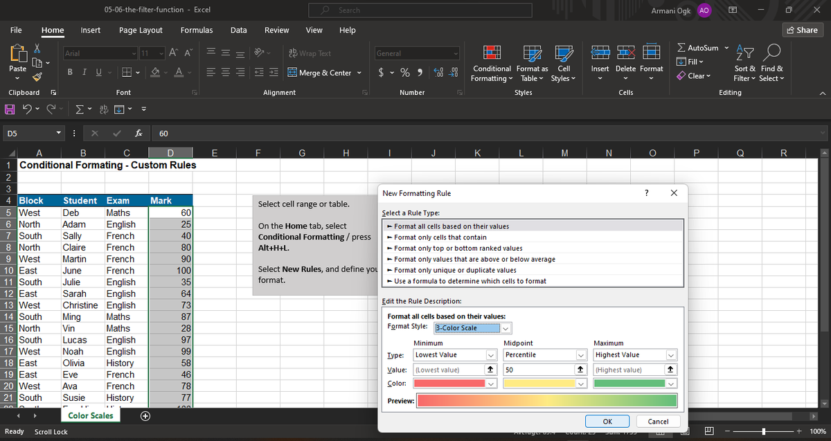 armani0GK's tweet image. Day 4: Conditional Formatting in Excel
✅ Highlighted duplicates
✅ Used Color Scales for trends
✅ Added Icon Sets for quick insights
✅ Created Custom Rules to highlight key data
Conditional formatting makes analysis easier!
#Excel #DataAnalytics #ExcelChallenge #Datafam