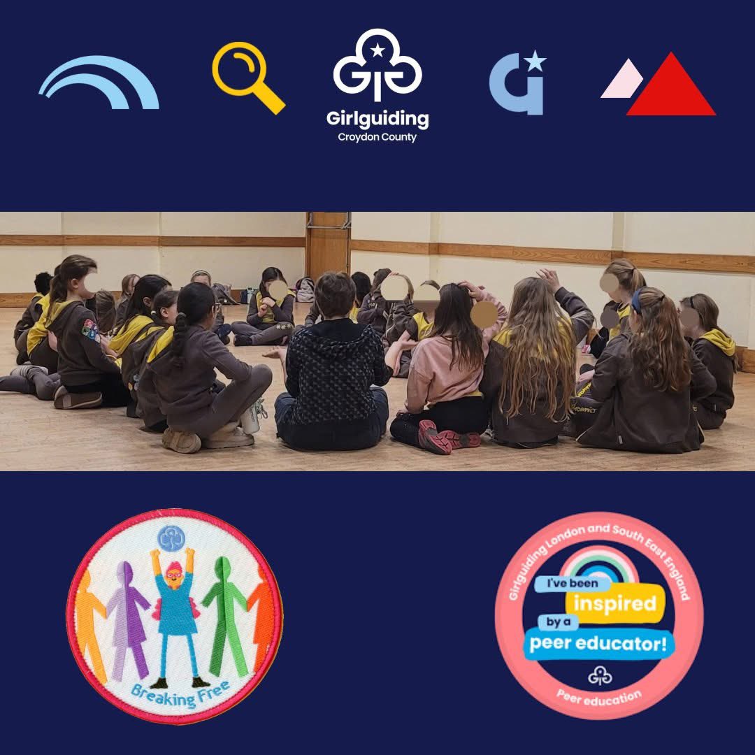 Girlguiding Croydon (@guidingcroydon) on Twitter photo These brownies had a Peer Education session on Breaking Free focused on challenging gender stereotypes and helps girls identify and challenge these.
Thanks to our <a href="/Guiding_LaSER/">Girlguiding London and South East England</a> peer educator for a great session #breakingfree #peereducation #knowmyself #expressmyself These brownies had a Peer Education session on Breaking Free focused on challenging gender stereotypes and helps girls identify and challenge these.
Thanks to our <a href="/Guiding_LaSER/">Girlguiding London and South East England</a> peer educator for a great session #breakingfree #peereducation #knowmyself #expressmyself
