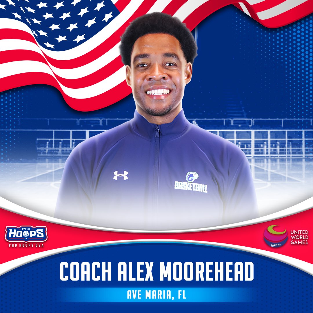 PhD Hoops ๐๐บ๐ธ (@phdhoops) on Twitter photo Proud to announce that COACH ALEX MOOREHEAD (<a href="/coach_moorehead/">Alex Moorehead</a>), Head Womenโs Basketball Coach at Ave Maria University (FL), has been tabbed our U19 Girls Team Head Coach for the United World Games in June! ๐บ๐ธ๐ #GoForGold #PhDHoopsUSA Proud to announce that COACH ALEX MOOREHEAD (<a href="/coach_moorehead/">Alex Moorehead</a>), Head Womenโs Basketball Coach at Ave Maria University (FL), has been tabbed our U19 Girls Team Head Coach for the United World Games in June! ๐บ๐ธ๐ #GoForGold #PhDHoopsUSA