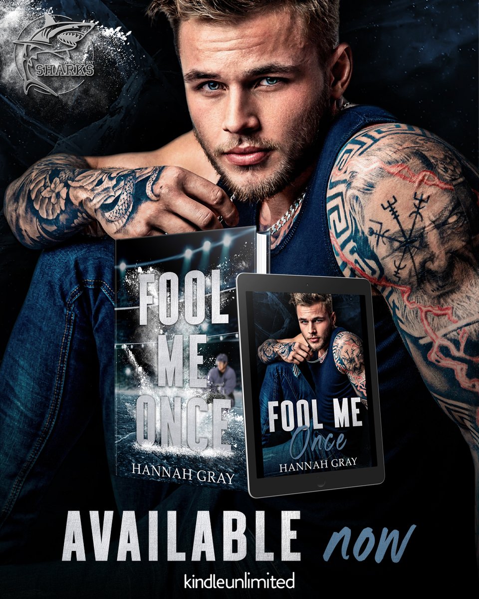 𝗙𝗢𝗢𝗟 𝗠𝗘 𝗢𝗡𝗖𝗘 (𝗡𝗲𝘄 𝗘𝗻𝗴𝗹𝗮𝗻𝗱 𝗕𝗮𝘆 𝗦𝗵𝗮𝗿𝗸𝘀 #𝟯) by Hannah Gray is now LIVE!  Don’t miss this all new slow burn, second chance, professional hockey romance! 𝐎𝐍𝐄-𝐂𝐋𝐈𝐂𝐊 𝐓𝐎𝐃𝐀𝐘! 𝐅𝐫𝐞𝐞 𝐢𝐧 𝐊𝐔!
geni.us/FoolMeOnceHG