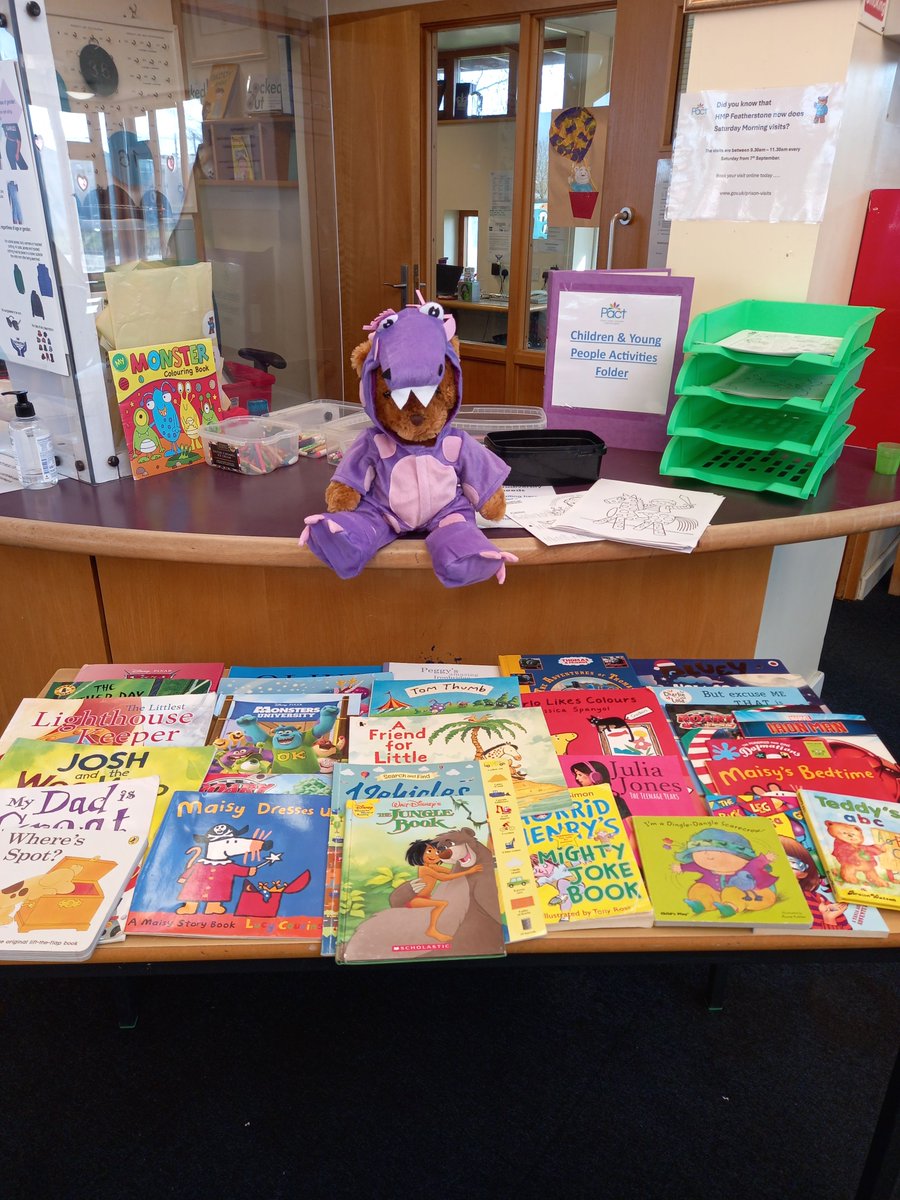 HMPFeatherstone's tweet image. For #WorldBookDay we're using cartoon William The Bear @prisonadvice and our library to encourage prisoners & visitors to pick up a book.
Reading in families helps support family ties and helps reduce re-offending. We're proud to work together today and everyday. @StaffsPLS