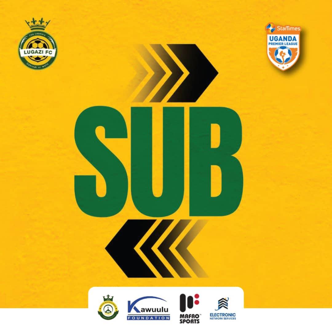 LugaziFC's tweet image. Substitution:

Rogers Adriko is replaced by Hussein Ssenoga

64' Lugazi FC 1-0 Express FC

#TheLeaders
#UshindiNiWetu
#LUGEXP