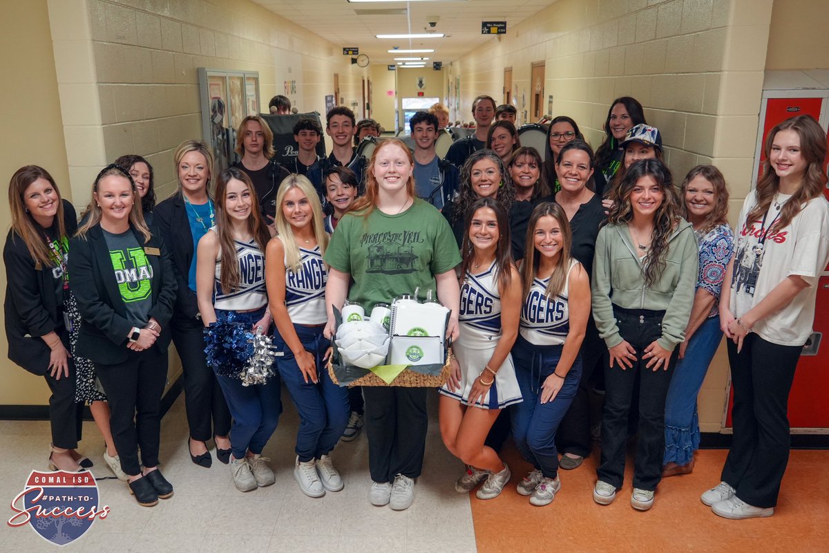 Comal U held a districtwide graphic design contest in honor of its 10-year anniversary. Congratulations to Daylin from SV whose winning design will be featured on all Comal U items!

Opportunities like this challenge our students’ skills and set them on a #pathtosuccess.