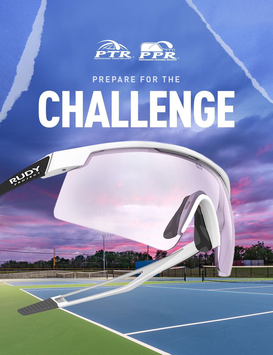 Prepare for the Challenge 😎 🕶️☀️🏓🎾 PTR &amp; PPR members receive exclusive discounts on Rudy Project eyewear! Login to your member portal to check it out!