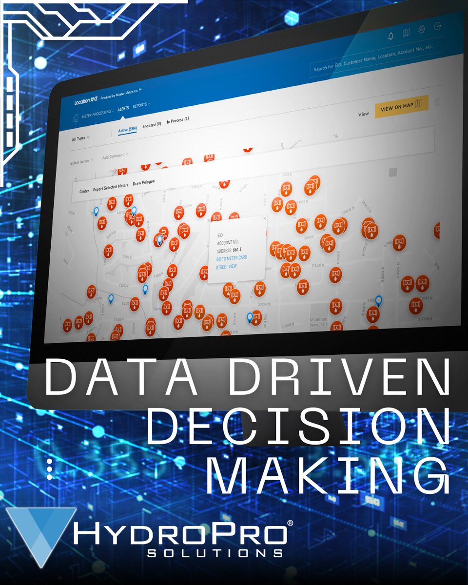 Better data, better decisions. HydroPro Solutions provides cutting-edge analytics tools to help utilities optimize operations and reduce water loss. #WaterData