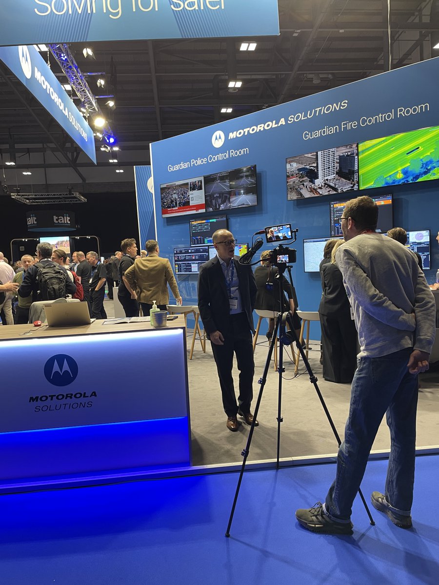Motorola Solutions | EMEA (@motsolsemea) on Twitter photo We proudly unveiled our new, comprehensive command and control room suite, Guardian Public Safety Solution, at #BAPCO following our acquisition of 3tc Software. 🎉
Visit our stand to experience this seamless & unified solution for police, fire & rescue services.
<a href="/BAPCOEvent/">BAPCO Annual Conference & Exhibition</a> We proudly unveiled our new, comprehensive command and control room suite, Guardian Public Safety Solution, at #BAPCO following our acquisition of 3tc Software. 🎉
Visit our stand to experience this seamless & unified solution for police, fire & rescue services.
<a href="/BAPCOEvent/">BAPCO Annual Conference & Exhibition</a>