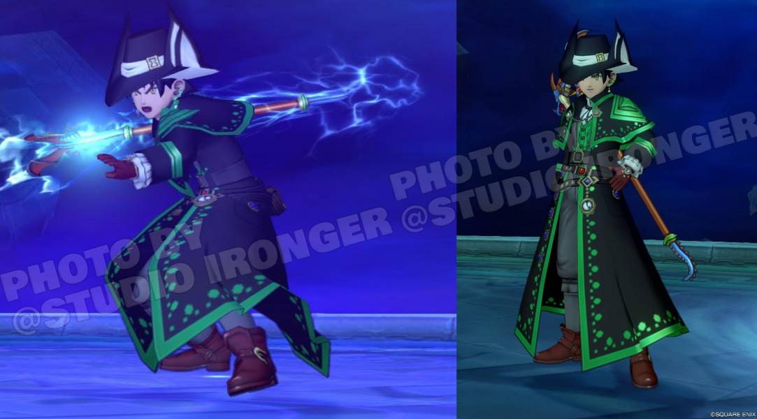 #DQ10
2025のホワイトデーの衣装・ジェントルシリーズがとても気に入ったので、ドレアの材料に使いました。「魔男のイチ」的な感じでローブ系の職用に。