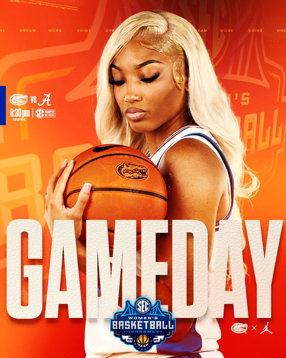 round 2 matchup.

🆚 Alabama
@ 8:30 pm
📍Greenville, SC

#GoGators