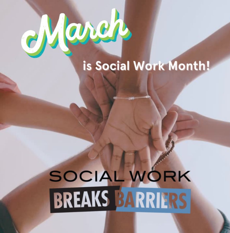 Happy National Social Worker Month &amp; Happy School Social Worker week to all my school social workers!💚💙