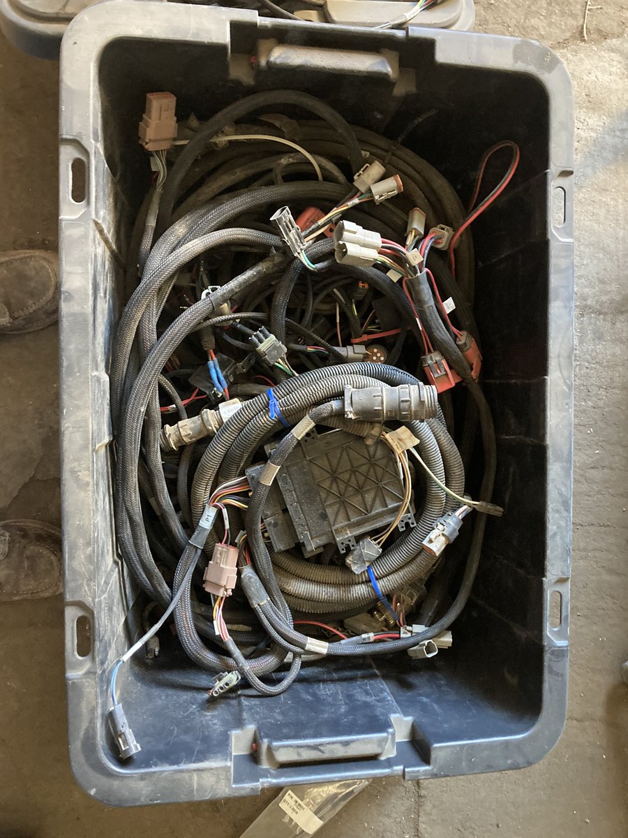 Who else has a bin like this that just irritates you cause you know there probably $5k of random harnesses in there that will probably never be used again?