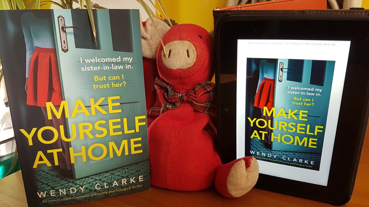 Tracy Fells (@theliterarypig) on Twitter photo LitPig is celebrating #WorldBookDay <a href="/WorldBookDayUK/">World Book Day UK 📚</a> with the latest psychological thriller 'Make Yourself At Home' from <a href="/bookouture/">bookouture</a>. Out Now. He loves everything by <a href="/WendyClarke99/">Wendy Clarke</a> & can't wait to dive in. Trotters up from LitPig! #psychlit #amreading #MustRead LitPig is celebrating #WorldBookDay <a href="/WorldBookDayUK/">World Book Day UK 📚</a> with the latest psychological thriller 'Make Yourself At Home' from <a href="/bookouture/">bookouture</a>. Out Now. He loves everything by <a href="/WendyClarke99/">Wendy Clarke</a> & can't wait to dive in. Trotters up from LitPig! #psychlit #amreading #MustRead