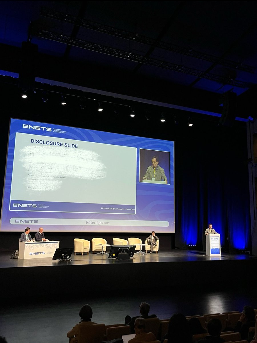Associate Editor Prof Peter Igaz starting his talk at #ENETS2025 ✨ Come by the Bioscientifica booth to meet more of the ERC team!