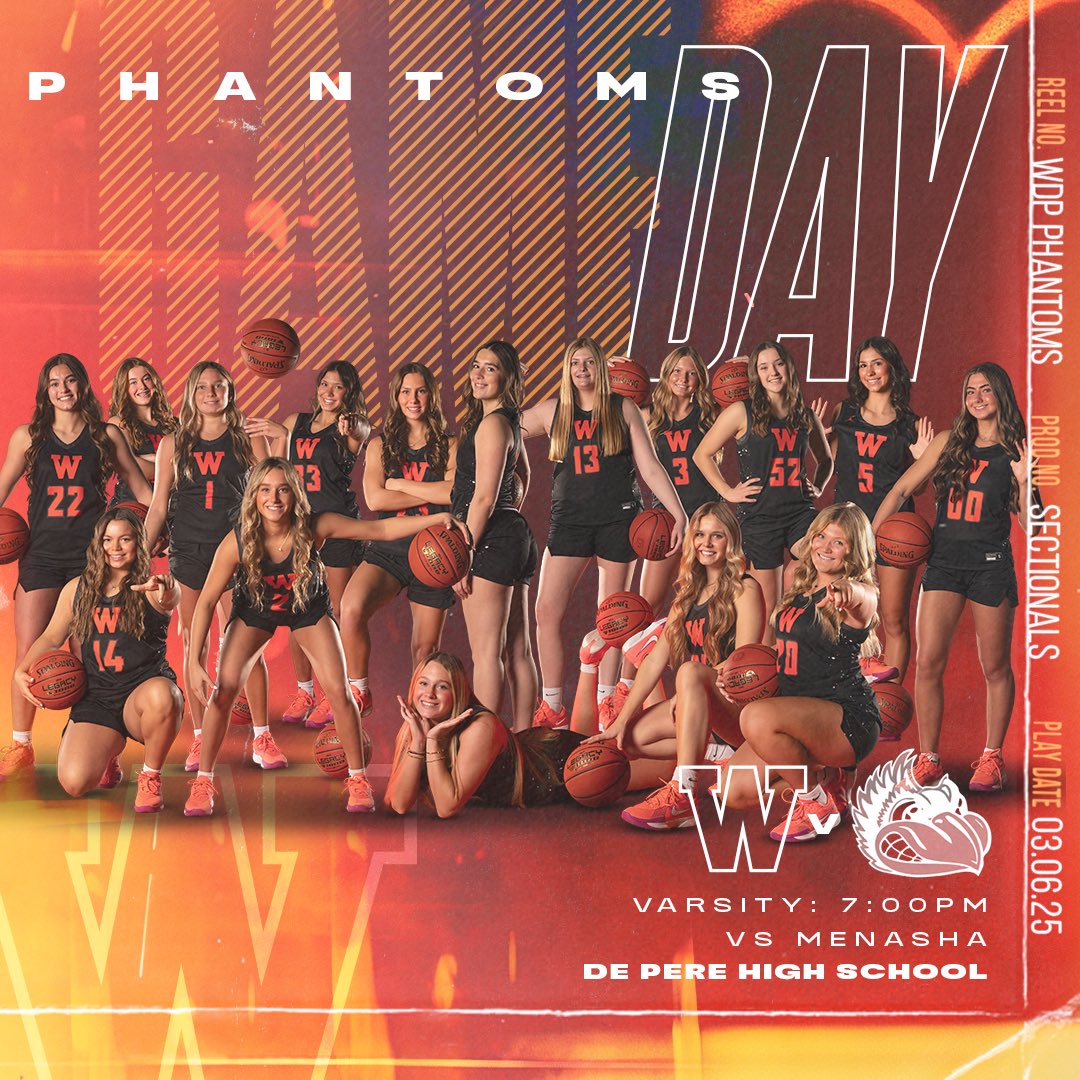 WDP Phantom Girls Basketball (@phantomsgbb) on Twitter photo Game Day! We are in Sectional Semifinals action tonight against Menasha at De Pere High School. Game starts at 7:00 PM. We need everyone to pack the gym and get loud! It’s time! <a href="/WDPactivities/">WDP Activities</a>
Ticket Purchases: gofan.co/p/57D99DBF5111…
Livestream: youtube.com/@DePereRedbirds Game Day! We are in Sectional Semifinals action tonight against Menasha at De Pere High School. Game starts at 7:00 PM. We need everyone to pack the gym and get loud! It’s time! <a href="/WDPactivities/">WDP Activities</a>
Ticket Purchases: gofan.co/p/57D99DBF5111…
Livestream: youtube.com/@DePereRedbirds